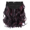 Streak Street Clip in 18 Full-wavy Burgundy Hair Extensions