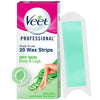 Veet Professional Waxing Strips For Dry Skin - 20 Strips
