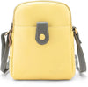 Leather Small Sling Cross-Body Bag For Girls And Women's | Yellow