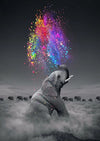 Trexee Holi Elephant 5d Diamond Painting By Number Kits For Adults & Kids 12x16 inch Diy Full Drill No Frame 30X40 cm