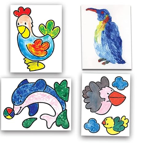 Toykraftt Finger Painting 2 Child Safe Finger Painting Kit To Paint Animals Art And Craft