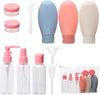 Niwlix Polypropylene Pack of 11 Travel Bottles For Toiletries Travel Essentials for women