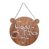Sehaz Artworks Wooden Wall Hangings Home Décor Items Home Decoration Items GoodVibe-WHT