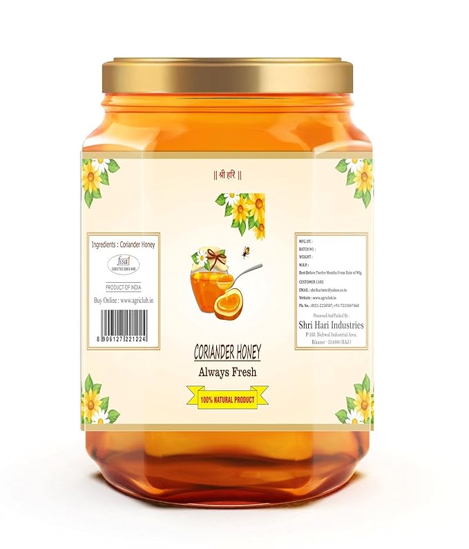 Agri Club Coriander Honey - 500 gms