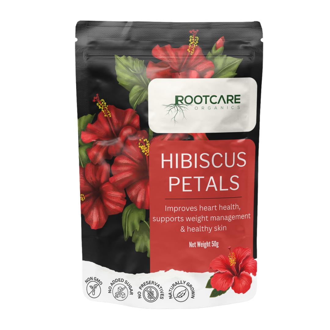 Rootcare Organics Hibiscus Flower Tea - 50 gms