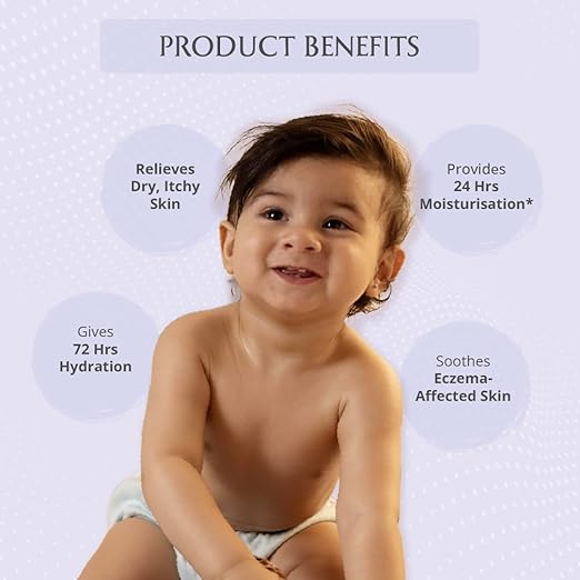 AreoVeda 72Hrs Hydration Baby Cream - 200 ml