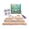 Hobby India Peacock Feather Rangoli Kit for Kids & Adults | Diy Art & Craft Kit for Home Decor | Festive Decorations