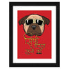 ArtX Hindi Sirf Mast Rehne Ka Motivational Quotes Framed Wall Art Painting