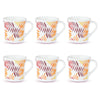 Larah by Borosil Costa Opalware Mug | Set of 6 Pcs Tea/coffee Mugs | 160 Ml Each