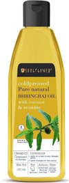 Soulflower Natural Bhringraj Oil, Coconut And Sesame - 120 ml