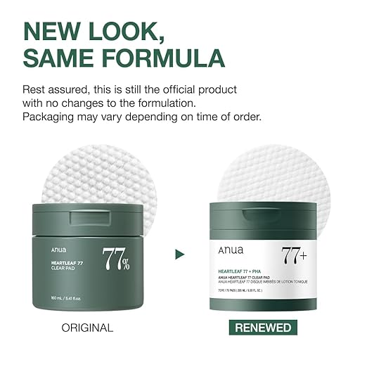 Anua Heartleaf 77 Toner Pad Mild Exfoliating Facial Pads - 205 ml