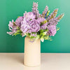 Artificial Multiflora Flower Roses Fake Sticks Bunch Without Vase Pink Fabric