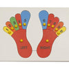Dreamzberry Wooden Numbers Puzzles for Kids Educational Chunky Foot 1-10 Counting Numbers