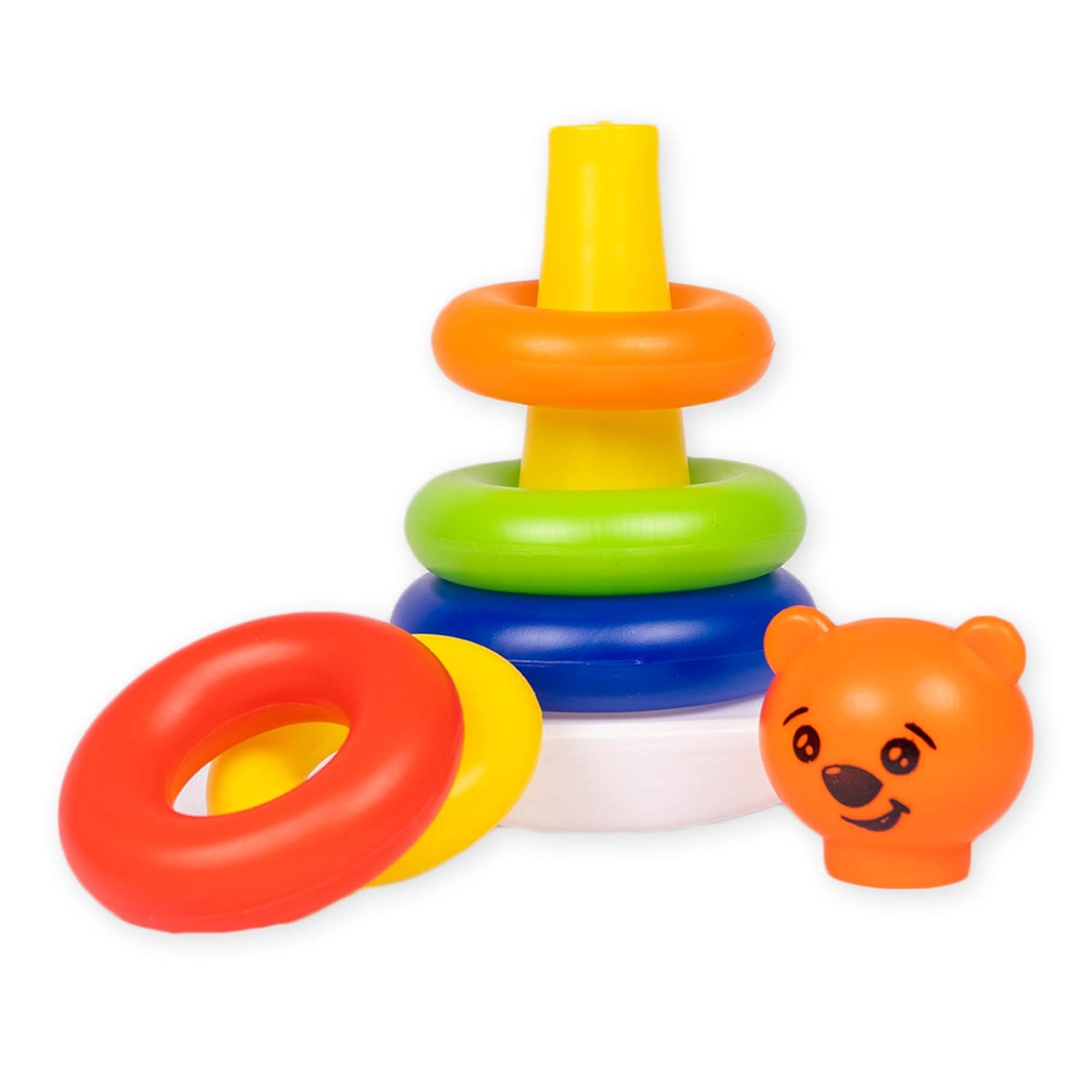 Ratna's Junior Bear Stacking Multicolour 5 Rings for Toddlers - DesiPick