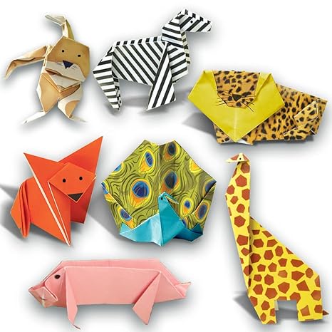 Toykraftt Origami In The Jungle Craft Activity Kit For Kids Aged 5 Years To Adults
