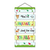 Angel Infinite Quotes Wall Hanging Wooden Art For Kids Room home Decor