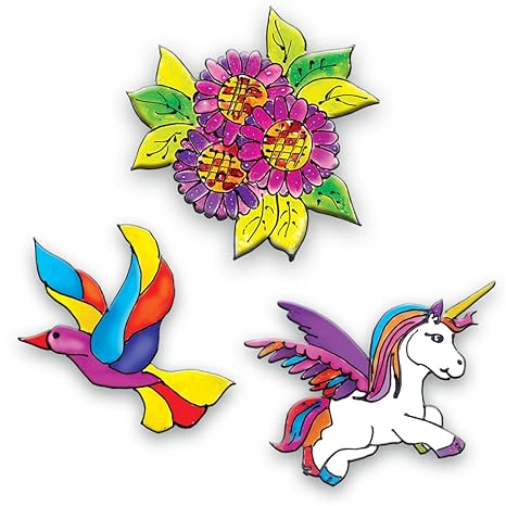 Toykraftt Glass Painting Kit For Kids Diy Window Art Craft Set Painting Kit For Kids