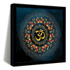 ArtX Om Blue Big Canvas Painting