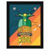ArtX Paper Motivational Quotes Ride Wall Frame Art Painting