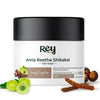 Rey Naturals Hair Mask for Longer & Stronger Hair with Amla Reetha Shikakai | With Natural Actives | Paraben and Sulphate Free | For Smoothening Dry and Frizzy Hair | Suitable for Men and Women | 200 GM