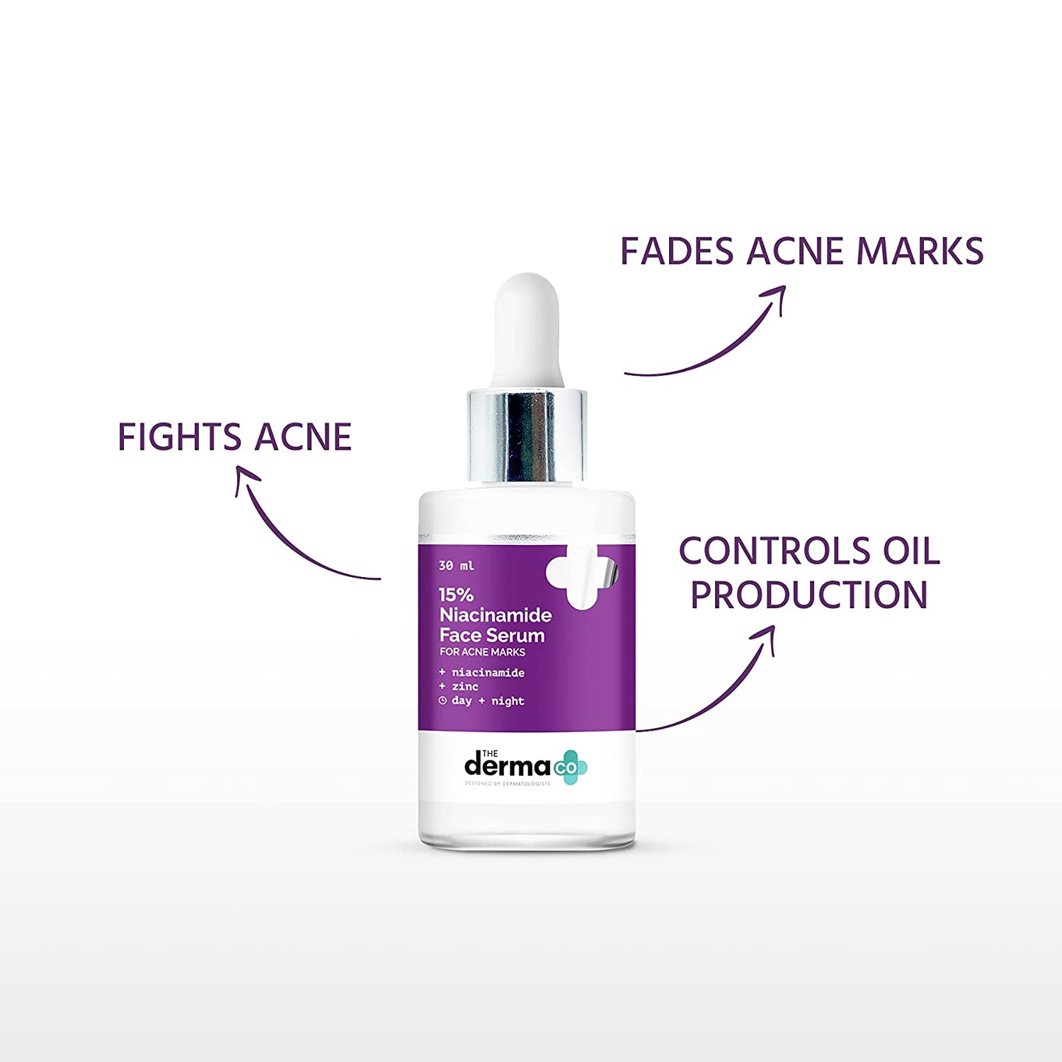 The Derma Co 15% Niacinamide Face Serum For Acne Mark - 30 ml