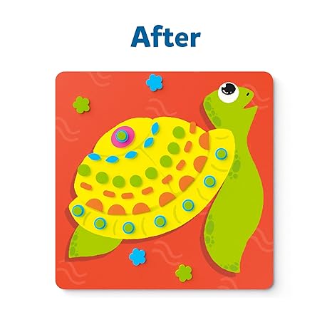 Skillmatics Art Activity Fun with Foam Underwater Animals No Mess Sticker Art for Kids Craft Kits Diy Activity