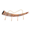 Ecraftindia Long Shehnai Wrought Iron Key Holder | Red and Brown