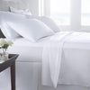 Huesland by Ahmedabad Cotton 144 TC Cotton King Size Bedsheet with 2 Pillow Covers - White