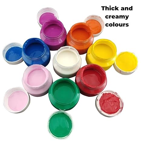 Toykraftt Finger Paints For Kids Non Toxic Washable Finger Paints Child Safe Paints