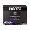 Aramusk Charcoal Moisturising Bathing Soap for Men - 125 gms (Pack Of 4)
