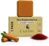 Cazento Magic Soap Tan Removal Sandalwood & Saffron Magic Soaps For Bath - 100 gms