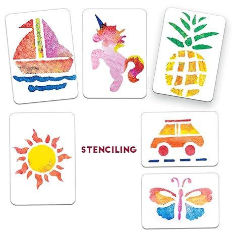 Toykraftt Finger Painting For Toddlers 4-in-1 Activity Toys For 2+ Year Old Painting Mega Kit