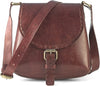 Leather Crossbody Sling Bag For Women's | Pecan Brown