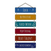 Artvibes Designer Wall Hanging Wooden Art Decoration Item for Living Room | Set of 6