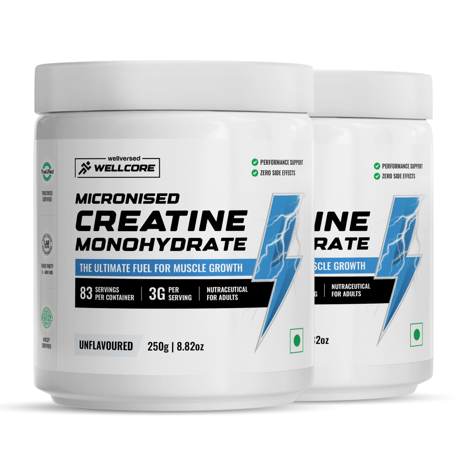 Wellcore - Pure Micronised Creatine Monohydrate - 250 gms