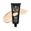 Colors Queen 3 in 1 Oil Free Foundation for Face Makeup 01 Ivory - 60 ml