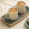 Ellementry Moai Ceramic Mug Set of 2 (350 ML)