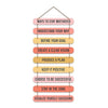 Artvibes Ways to Stay Motivated Quotes Mdf Wooden Wall Hanging for Home Livingroom Art Item