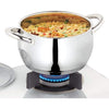 Borosil Stainless Steel Handi Casserole With Lid | Induction Friendly | Impact Bonded Tri-ply Bottom | 2.9 Litres