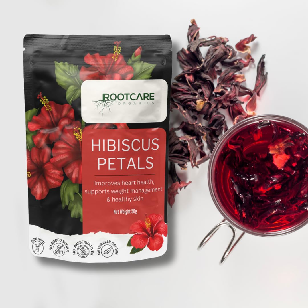 Rootcare Organics Hibiscus Flower Tea - 50 gms