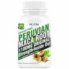 HXN Maca Root Powder, Peruvian Black Maca Root Standardized Extract Fitness - 60 Capsules Sugar Free