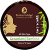 Passion Indulge Bamboo Face Scrub for Dirt, Blackheads and Acne Removal - 200 gms