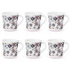 Larah by Borosil Crysta Series Macy Opalware Mug | Set of 6 Tea/coffee Mugs | 210 Ml Each