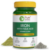 Pure Nutrition Naturals Iron with Folic Acid - 60 tabs