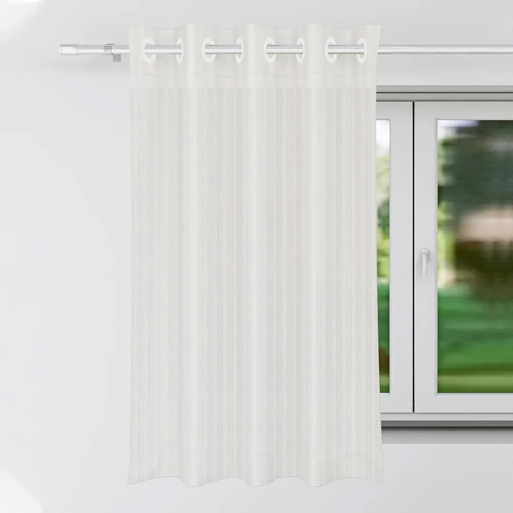 Kuber Industries Window Curtain Sheer Parda for Living Room Lining Net ...