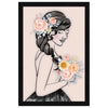 ArtX Paper Girl Wall Art Painting Abstract