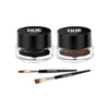 Mars 2 In 1 Hue Gel Matte Eyeliner Comes With 2 Brush Set Stay Upto 24 Hours - 6 ml