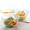 Borosil Glass Serving & Mixing Bowls | Oven & Microwave Safe Bowls | Set of 2
