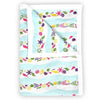 Divine Casa Pure Cotton Printed Single Dohar 120 GSM Soft & Lightweight Throw Blanket Colour Cosmic Sky