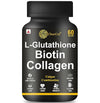 ClearCut L-Glutathione D-Biotin Collagen Herbal Extracts 1000mg Capsule for Men & Women - 60 Capsules